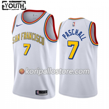 Golden State Warriors Eric Paschall 7 Nike 2019-2020 Classic Edition Lasten Pelipaidat Swingman